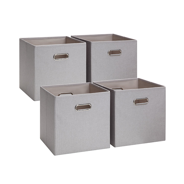 Foldable Storage Cube Bins, Assorted Colors