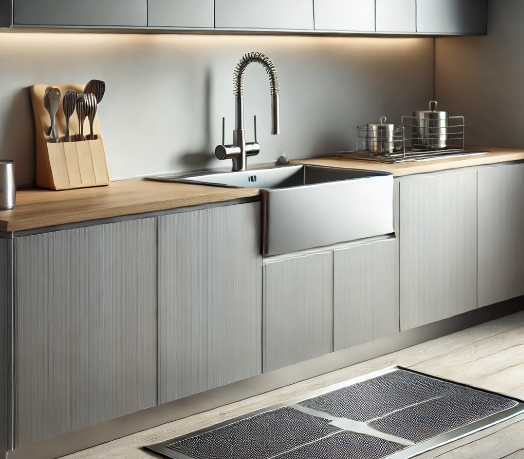 Protect Your Sink in Style with Our Stainless Steel Sink Protector Mat