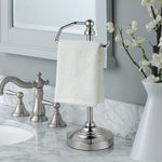 SunnyPoint Deluxe Free Standing Heavy Weighted Countertop Fingertip Towel Holder Stand