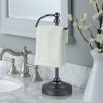 SunnyPoint Deluxe Free Standing Heavy Weighted Countertop Fingertip Towel Holder Stand