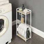 SunnyPoint Classic Space Saving Freestanding Toilet Paper Holder with Storage Shelf – Bathroom Space Saver for Phone, Tablet, and Magazines – All Purpose Bathroom Organizer Space Saver