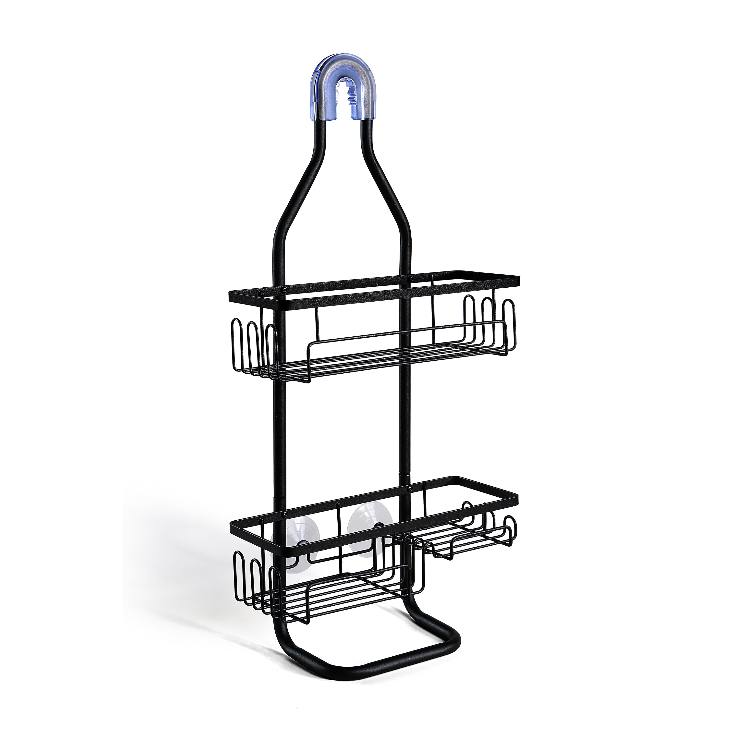 Sturdy Tubing Structure Bathroom Hanging Shower Head Caddy Organizer