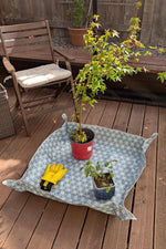 Heavy-Duty Waterproof – Indoor Plant Transplanting & Mess Control Mat, Thick Succulent Potting Tray for Soil Change, Spill-Proof Gardening & Pet Grooming Mat
