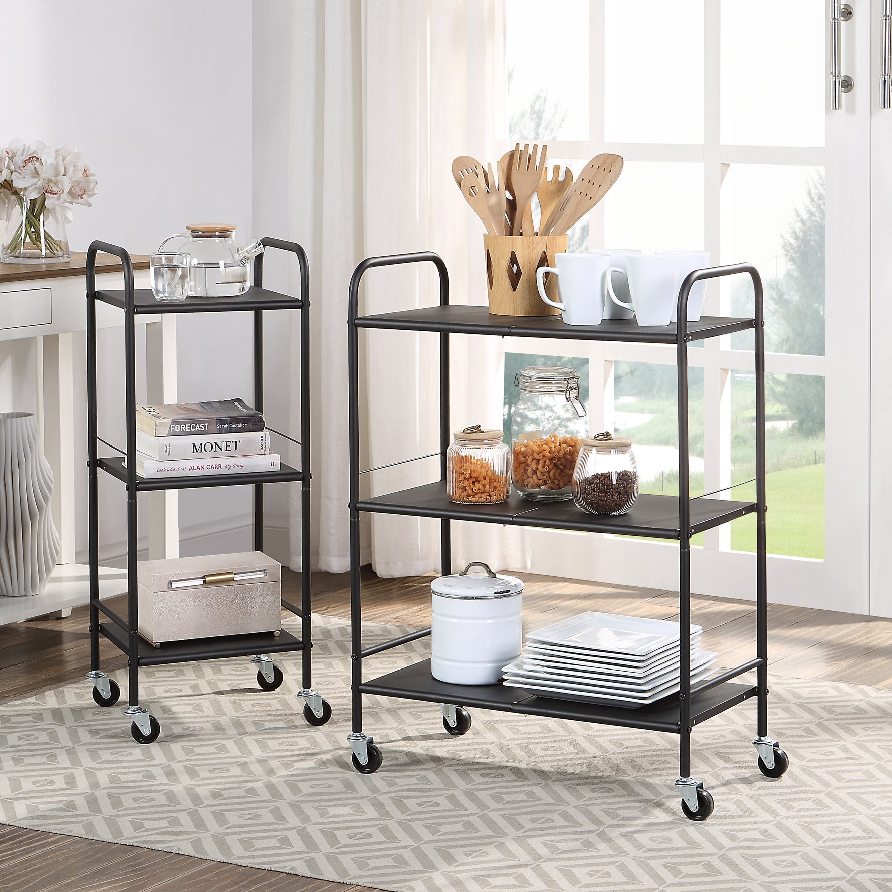 Metal Rolling Organizer Utility Craft Cart