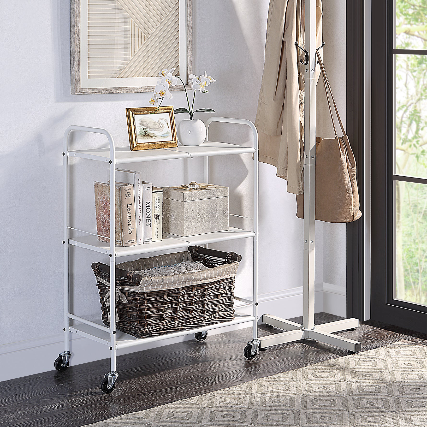 Metal Rolling Organizer Utility Craft Cart