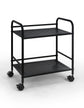 Minimalist Style Utility Rolling Shelf Cart