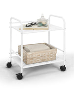 Minimalist Style Utility Rolling Shelf Cart