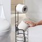Free Standing 3-Roll Storage Toilet Paper Holder