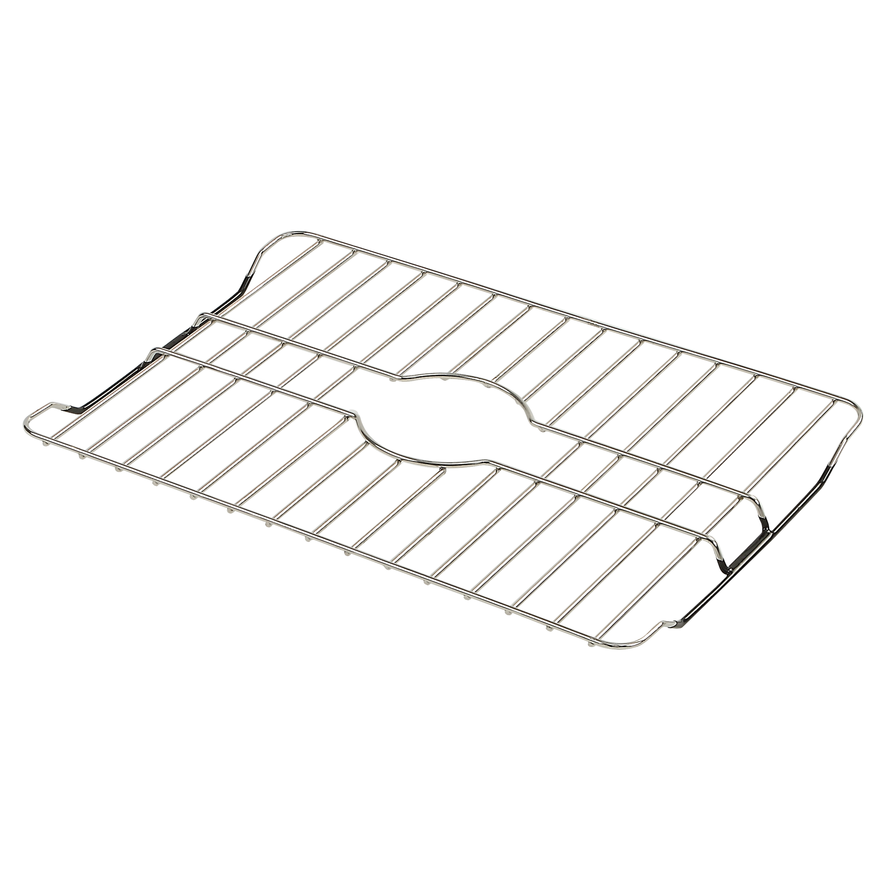 SunnyPoint 304 Stainless Steel Sink Protector Rack – Rust-Resistant Grid for Kitchen Sink Bottom, Scratch Prevention, Drainage Support – Fits Sinks 10.75" x 12.4", Center Drain Hole Required