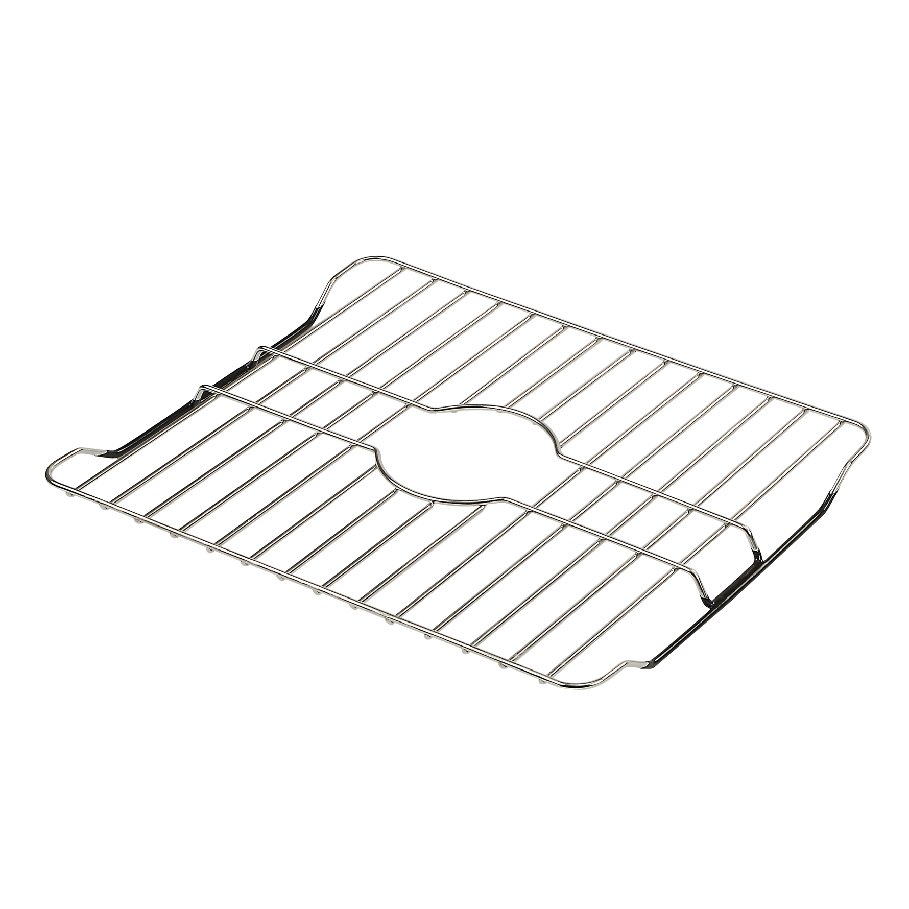 SunnyPoint 304 Stainless Steel Sink Protector Rack – Rust-Resistant Grid for Kitchen Sink Bottom, Scratch Prevention, Drainage Support – Fits Sinks 10.75" x 12.4", Center Drain Hole Required