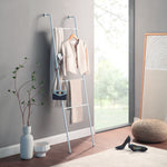 Classic Home, Bath, Bedroom, Closet Leaning Ladder Rack
