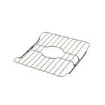 SunnyPoint 304 Stainless Steel Sink Protector Rack – Rust-Resistant Grid for Kitchen Sink Bottom, Scratch Prevention, Drainage Support – Fits Sinks 10.75" x 12.4", Center Drain Hole Required