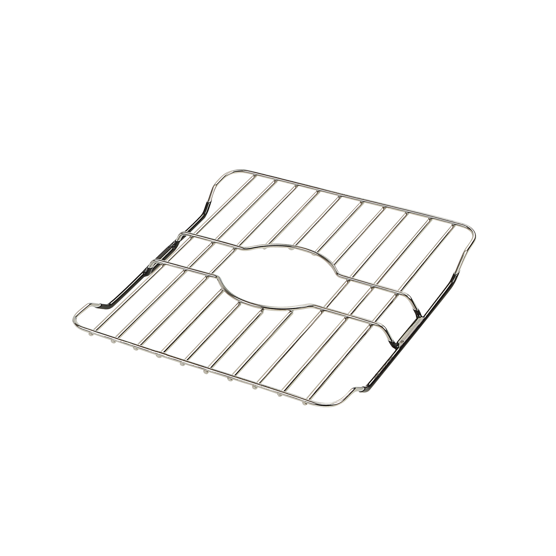 SunnyPoint 304 Stainless Steel Sink Protector Rack – Rust-Resistant Grid for Kitchen Sink Bottom, Scratch Prevention, Drainage Support – Fits Sinks 10.75" x 12.4", Center Drain Hole Required