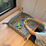 Heavy-Duty Waterproof – Indoor Plant Transplanting & Mess Control Mat, Thick Succulent Potting Tray for Soil Change, Spill-Proof Gardening & Pet Grooming Mat