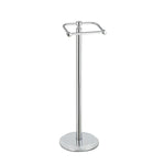 SunnyPoint Free Standing Toilet Paper Holder with Weighted Base, Bathroom Tissue Roll Stand, Holds Jumbo & Standard Rolls, Freestanding Toilet Paper Stand for Bathroom, Compact Storage Organizer