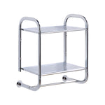 Wall Mount 2-Tier Shelf with Towel Bars