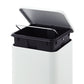5 Liter / 1.32 Gallon Trash Can with Plastic Inner Buckets; Square Bathroom, Office, Kitchen, and Bedroom Step On and Slow Close
