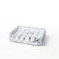 SunnyPoint Classic Kitchen, Bathroom Faux Marble Soap, Sponge Dish Drainer Holder