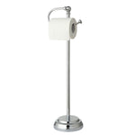 Classic Bathroom Free Standing Toilet Tissue Paper Roll Holder Stand