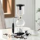 Glass 3 Cup Tabletop Siphon Gravity Coffee Maker with Alcohol Burner