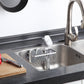 NeverRust Deluxe Kitchen Sink Suction Holder for Sponges, Scrubbers, Soap, Kitchen, Bathroom, 304 Stainless Steel