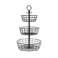 Countertop French Country 3 Tier Wire Basket Stand For Storing & Organizing, Eggs, And More