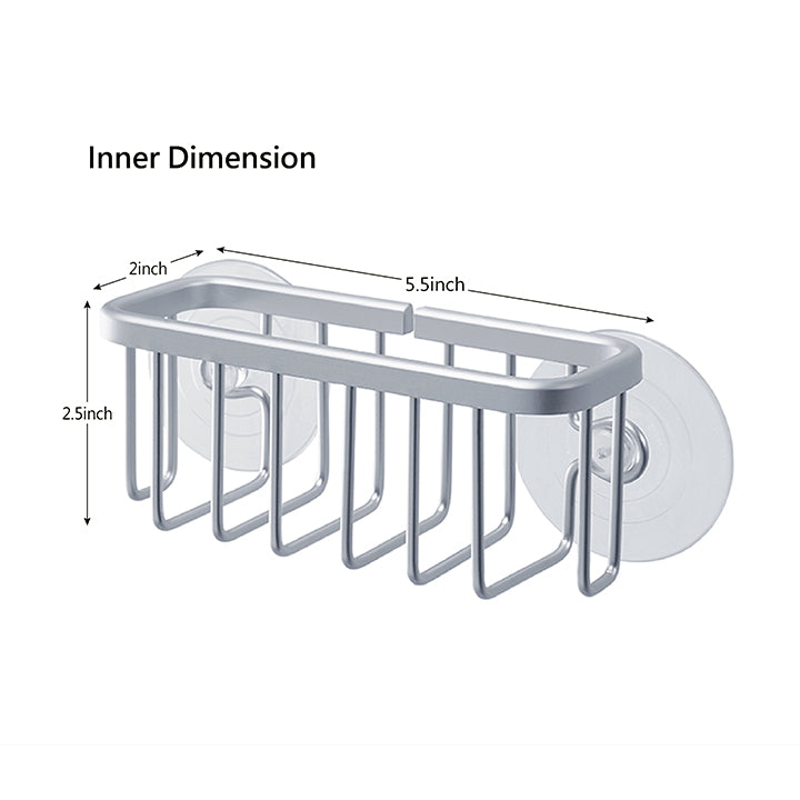 NeverRust Kitchen Sink Suction Holder for Sponges, Scrubbers, Soap,  Kitchen, Bathroom, 6.02