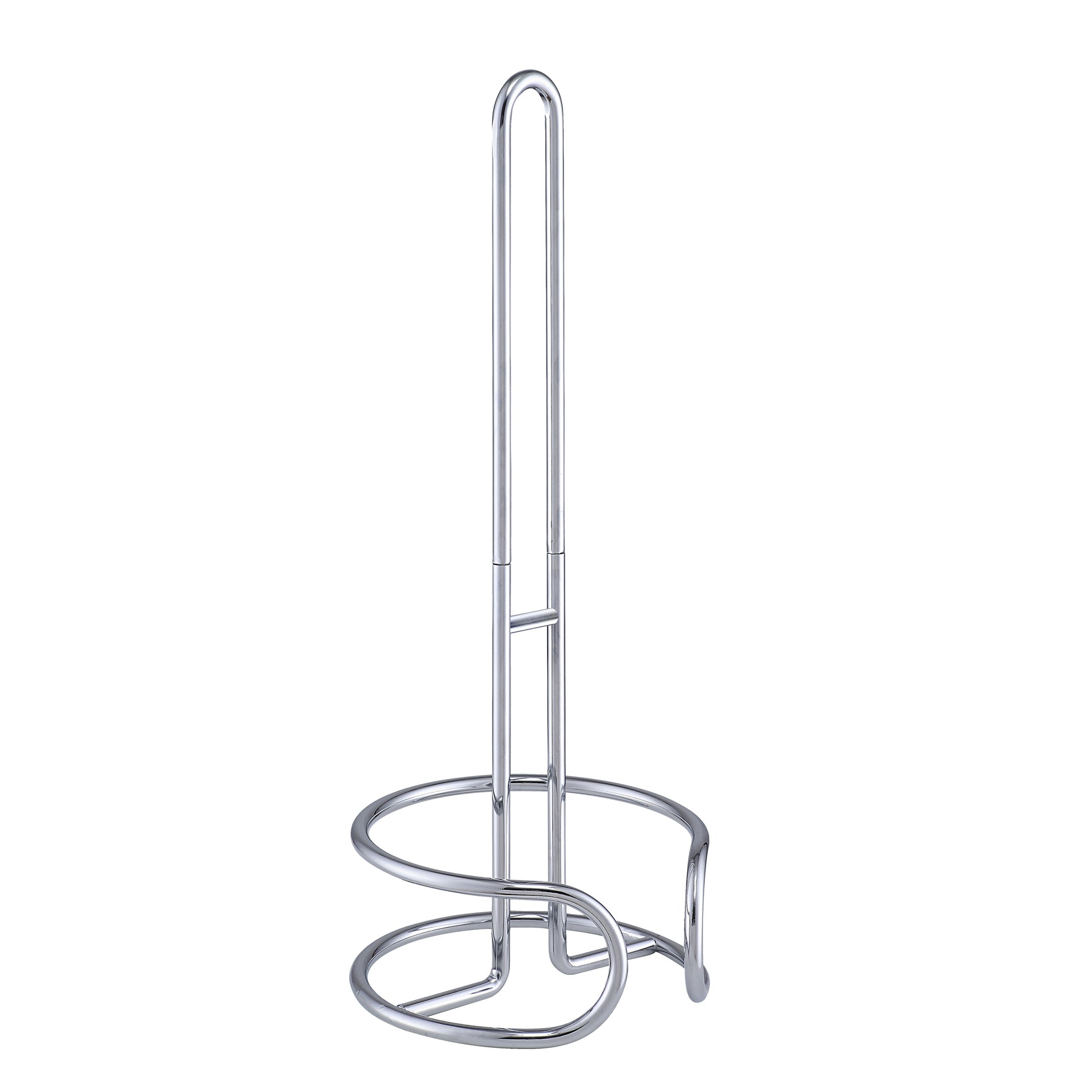 Heavy Wire Gauge Spare Bathroom Toilet Tissue Paper Roll Holder Storage Stand