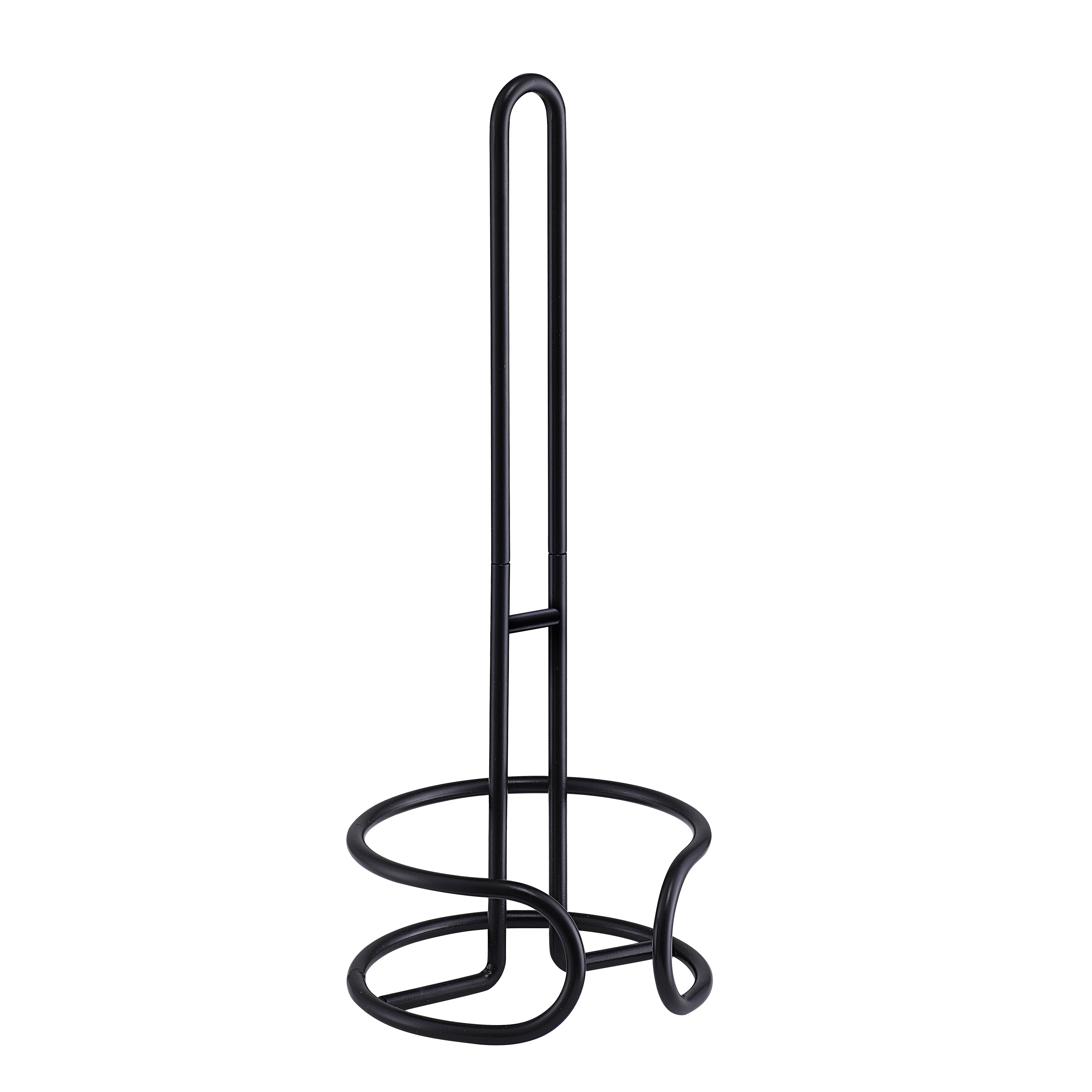 Heavy Wire Gauge Spare Bathroom Toilet Tissue Paper Roll Holder Storage Stand