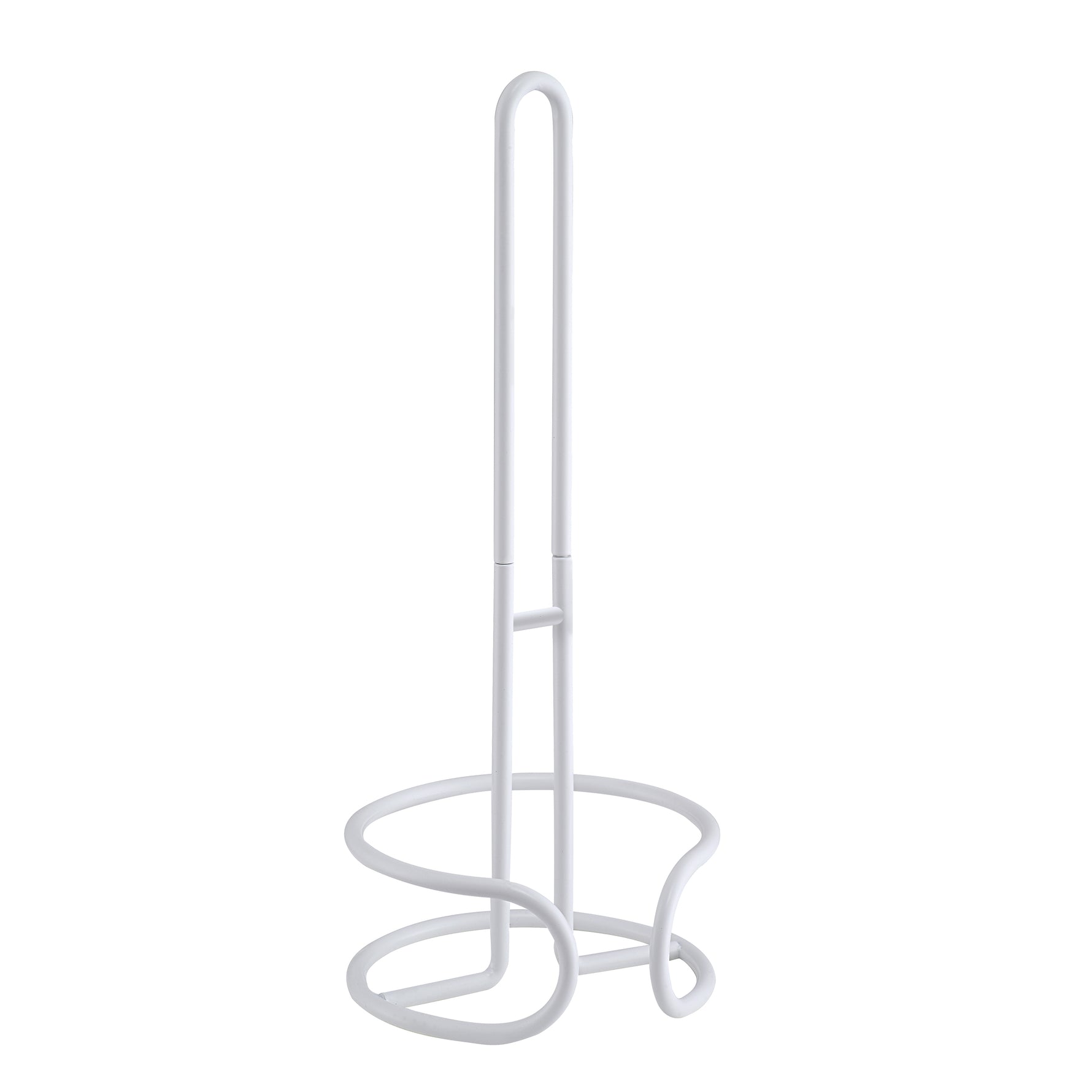Heavy Wire Gauge Spare Bathroom Toilet Tissue Paper Roll Holder Storage Stand