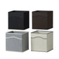 Classic Collapsible, Foldable Storage Fabric Cube Organizer Bin - Pack of 6