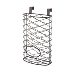 Over Cabinet Kitchen Storage Organizer Holder or Basket - Hang Over Cabinet Doors in Kitchen/Pantry - Holds up to 50 Plastic Shopping Bags