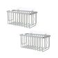 NeverRust Aluminum Shower Caddy Basket Organizer Storage Rack, Removable Adhesive Pad; No Drilling for Bathroom, Kitchen (Set of 2)