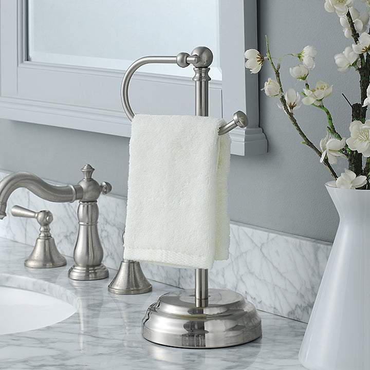 SunnyPoint | Classic Decorative Metal Fingertip Towel Holder Stand