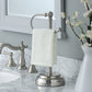 Heavy Weight Classic Decorative Metal Fingertip Towel Holder Stand for Bathroom, Kitchen, Vanity and Countertops