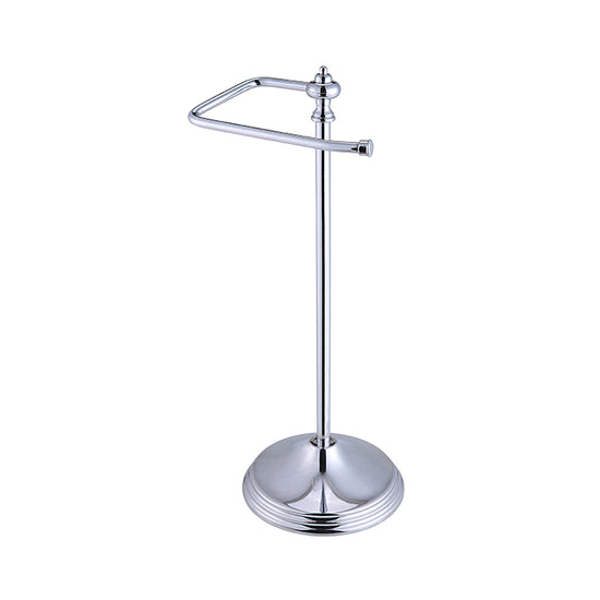 Heavy Weight Classic Decorative Metal Fingertip Towel Holder Stand; Hanging Bar is 14.2" Height.
