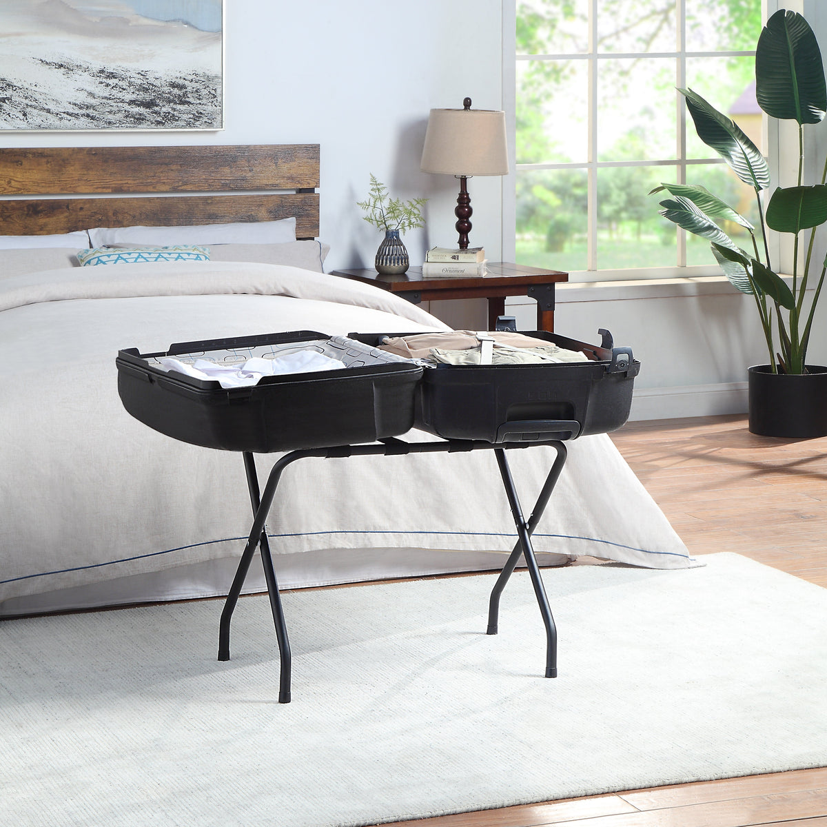 Steel Folding Luggage Rack