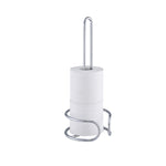 Heavy Wire Gauge Spare Bathroom Toilet Tissue Paper Roll Holder Storage Stand