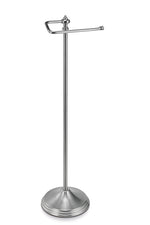 Bathroom Free Standing Toilet Tissue Paper Roll Holder Stand with Reserve Function, Chrome Finish