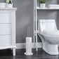 Elite Heavy Weighted Faux Marble Sturdy Spare Toilet Paper Roll Holder Storage Stand