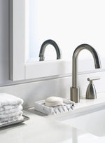 SunnyPoint Classic Kitchen, Bathroom Faux Marble Soap, Sponge Dish Drainer Holder