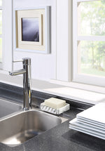 SunnyPoint Classic Kitchen, Bathroom Faux Marble Soap, Sponge Dish Drainer Holder