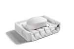 SunnyPoint Classic Kitchen, Bathroom Faux Marble Soap, Sponge Dish Drainer Holder