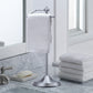 Heavy Weight Classic Decorative Metal Fingertip Towel Holder Stand; Hanging Bar is 14.2" Height.