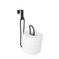 Over The Tank Toilet Tissue Paper Roll Holder Dispenser and Reserve for Bathroom Storage and Organization
