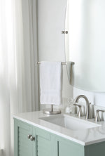 Elite Heavy Weight Countertop Hand Towel Rack and Accessories Jewelry Stand (Satin Nickel, Stainless Steel Base)