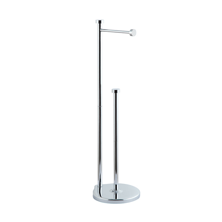 SunnyPoint Klassieke badkamer vrijstaand toiletpapier rolhouder standaard (zwart nikkel SunnyPoint Klassieke badkamer vrijstaand toiletpapier rolhouder standaard (zwart nikkel