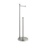 Free Standing Bathroom Toilet Paper Holder Stand with Reserve, Reserve Area has Enough Space for Jumbo Roll