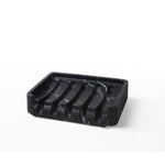 SunnyPoint Classic Kitchen, Bathroom Faux Marble Soap, Sponge Dish Drainer Holder
