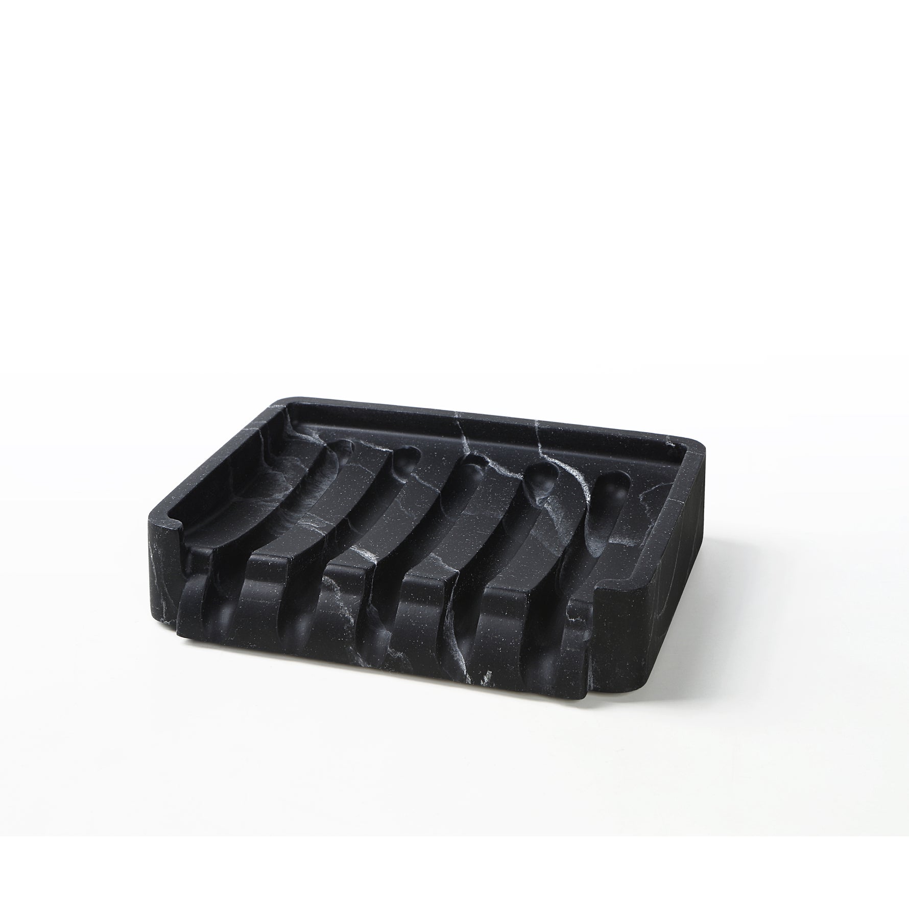 SunnyPoint Classic Kitchen, Bathroom Faux Marble Soap, Sponge Dish Drainer Holder
